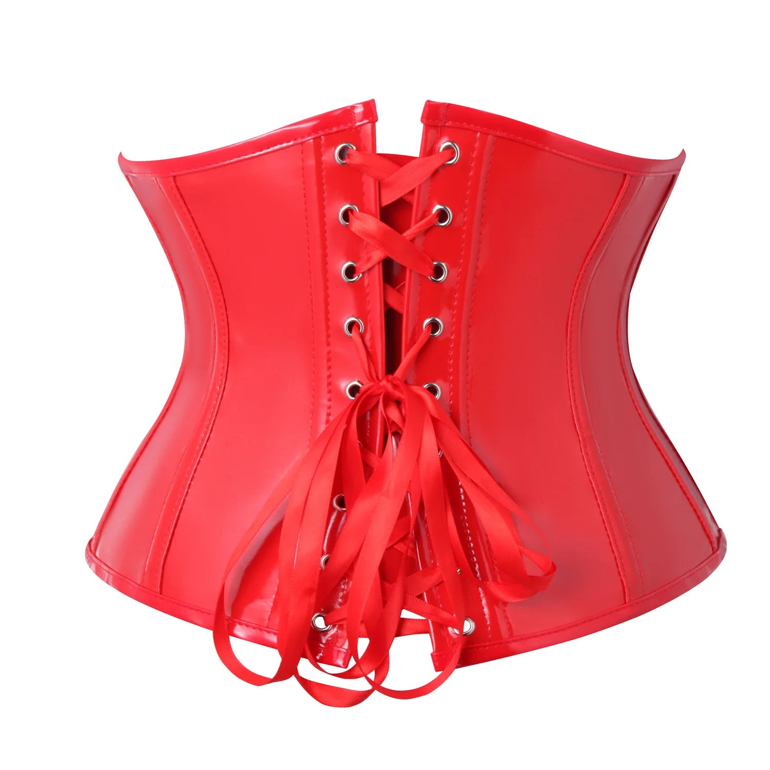 Black PVC Vinyl Corset. Top Underbust. Goth, Punk Corsdet.