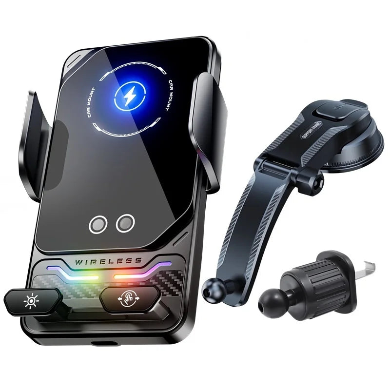 15W Universal Wireless Car Phone Holder. Multiple Variants.