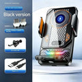 Car Unicersal Air Vent Electric Rotating Opening Closing Phone Holder 15W Wireless Charger Dual Coil Smart Phones Fast Charging