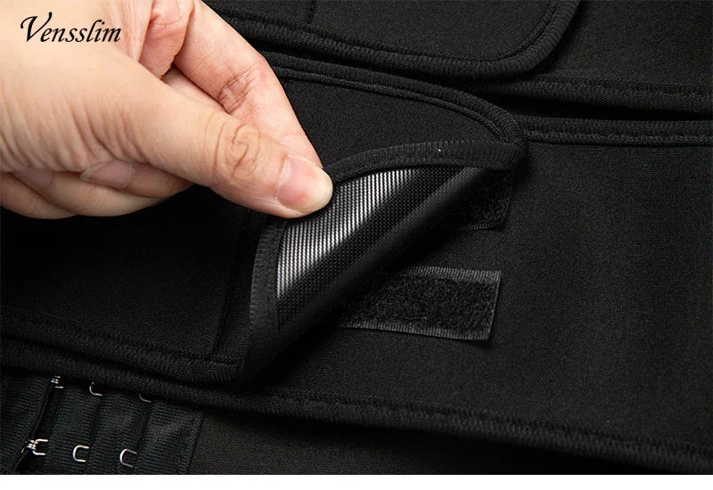 Black/Grey Men Sauna Body shaper. Waist slimmer. Weight loss Trimmer Corset.