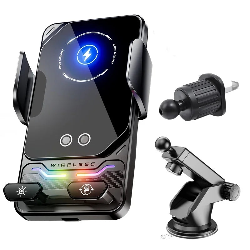 15W Universal Wireless Car Phone Holder. Multiple Variants.