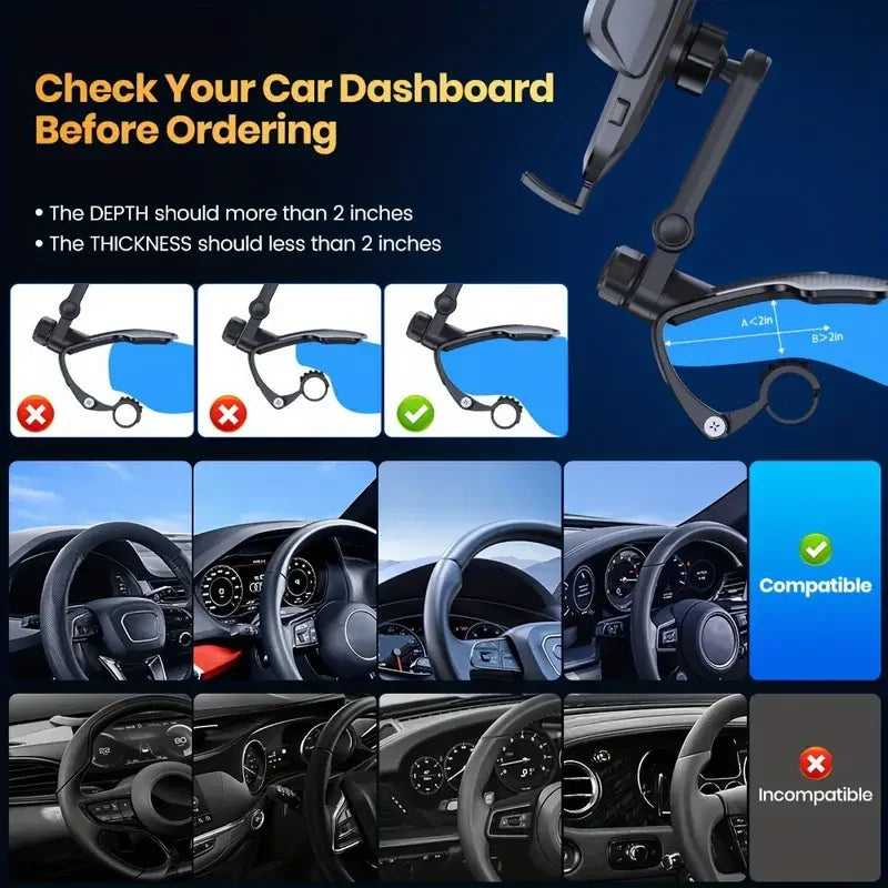 Mobile Phone Car Mount New Universal with Support Navigation in the Air Vents Fixed Dedicated