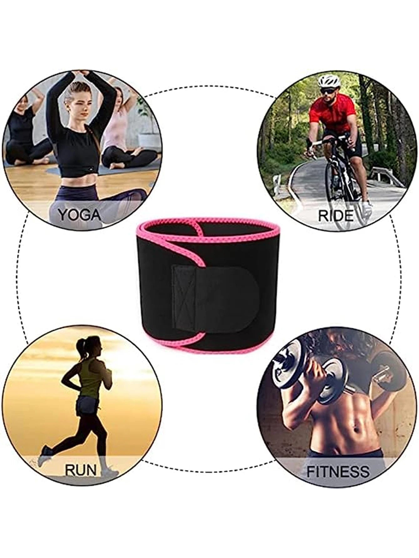 Multi-Color Unisex Sauna Waist Trainer. Exercise Corset Weight Loss.
