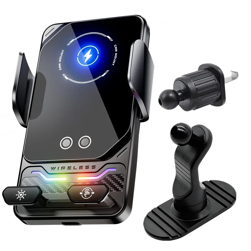15W Universal Wireless Car Phone Holder. Multiple Variants.