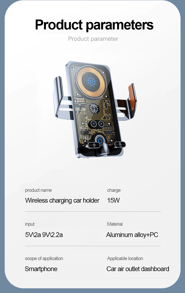 Wireless Car Phone Holder. Multiple variants.