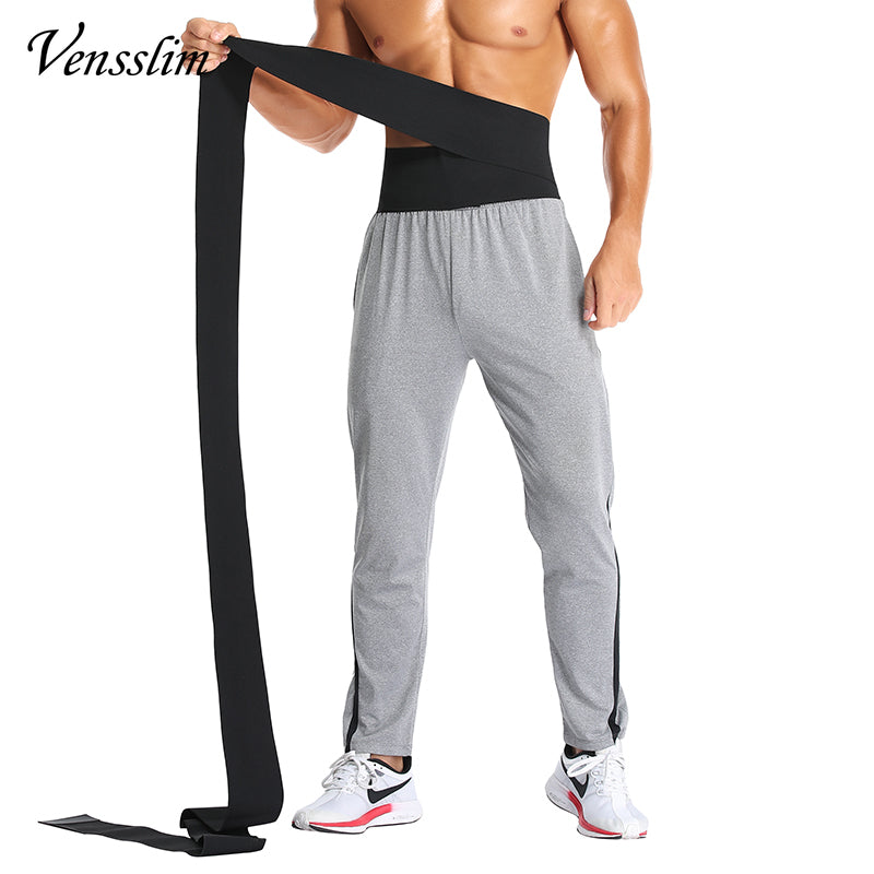 Black. Men Slimming Waist Shaper. Neoprene Fat Burner. Weight Loss. Sauna.