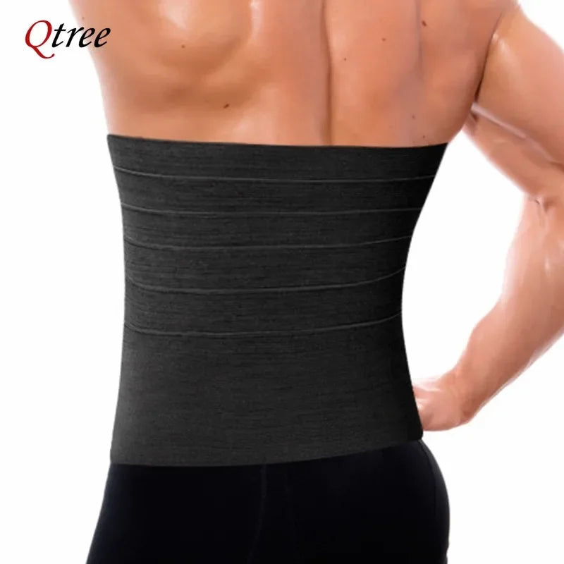 Men Waist trainer. Black. Waist Slimmer