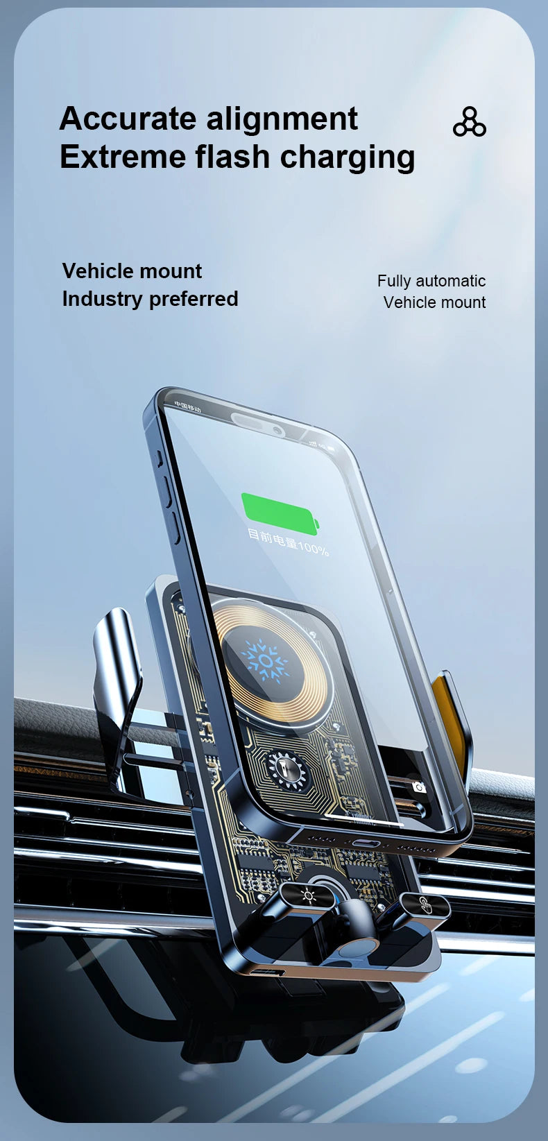 Wireless Car Phone Holder. Multiple variants.
