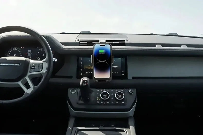 15W Wireless. Car Phone Holder. Auto Sensing One Touch Release.