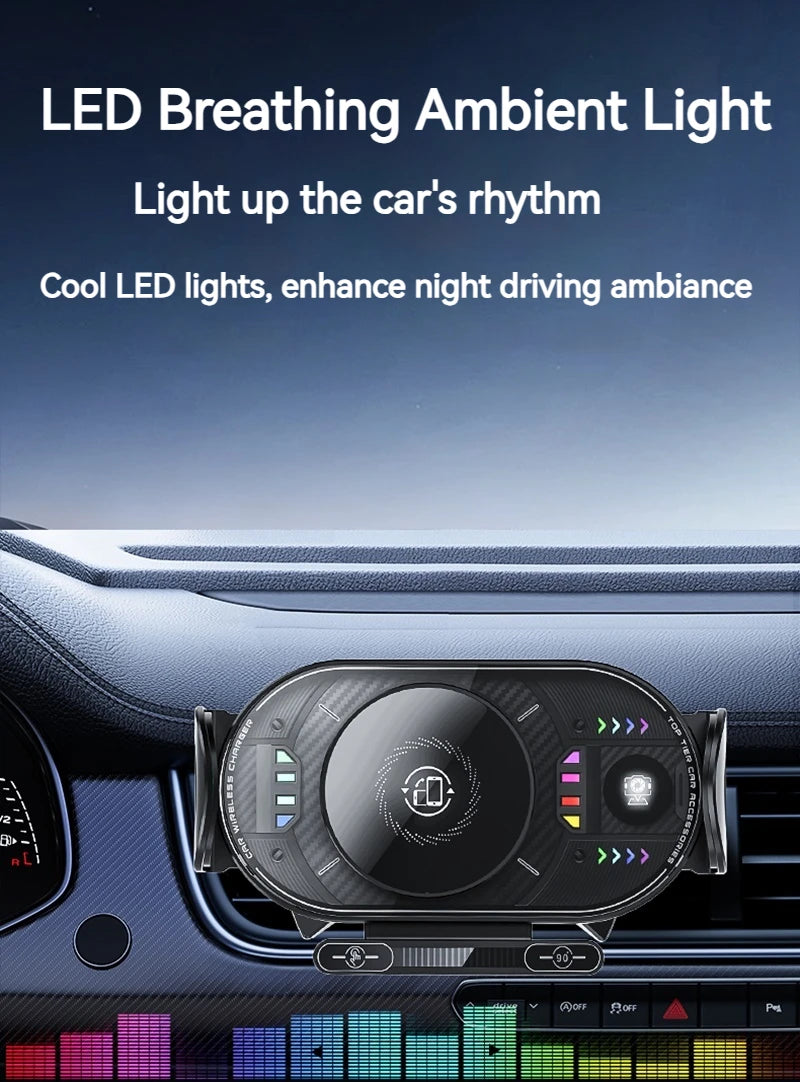 15W Universal Wireless Car Phone Holder. Multiple Variants.