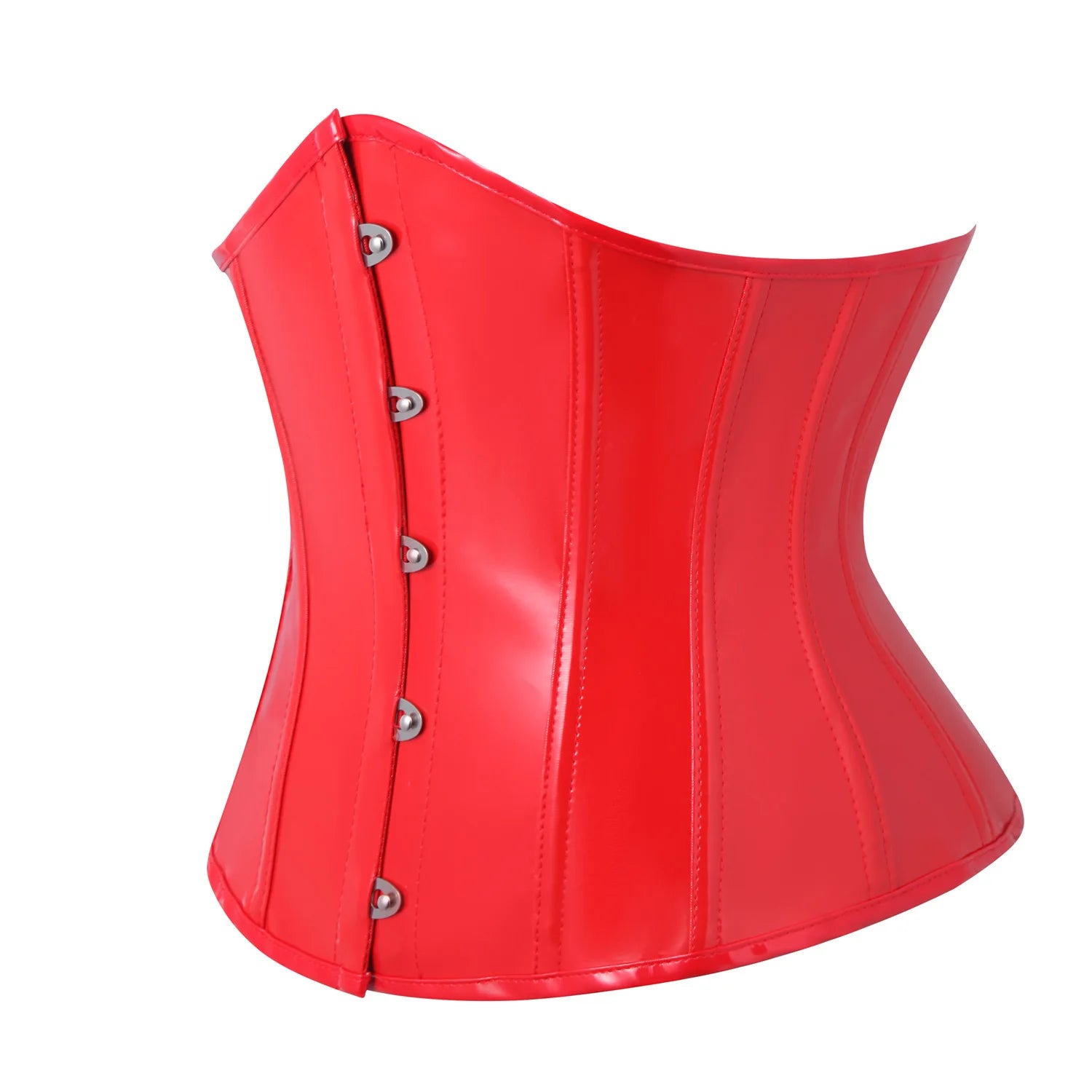 Black PVC Vinyl Corset. Top Underbust. Goth, Punk Corsdet.