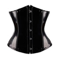 Black PVC Vinyl Corset. Top Underbust. Goth, Punk Corsdet.