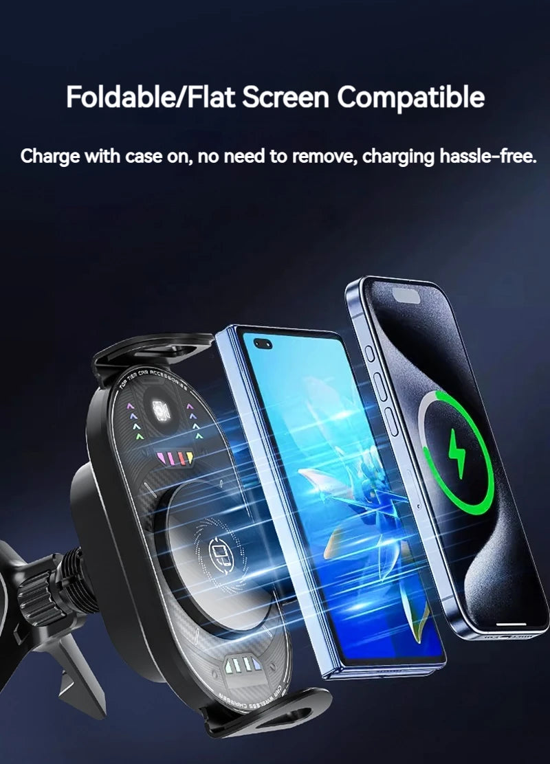 15W Universal Wireless Car Phone Holder. Multiple Variants.