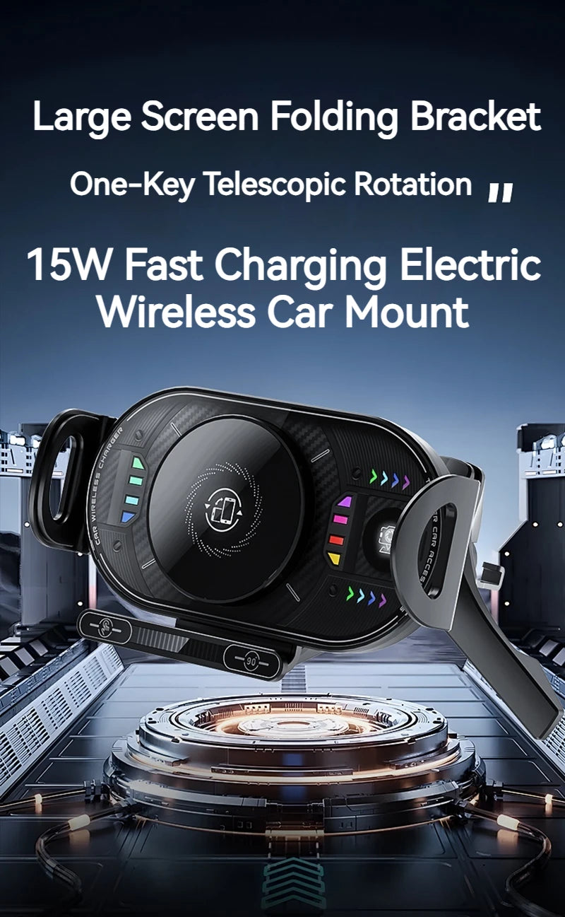 15W Universal Wireless Car Phone Holder. Multiple Variants.